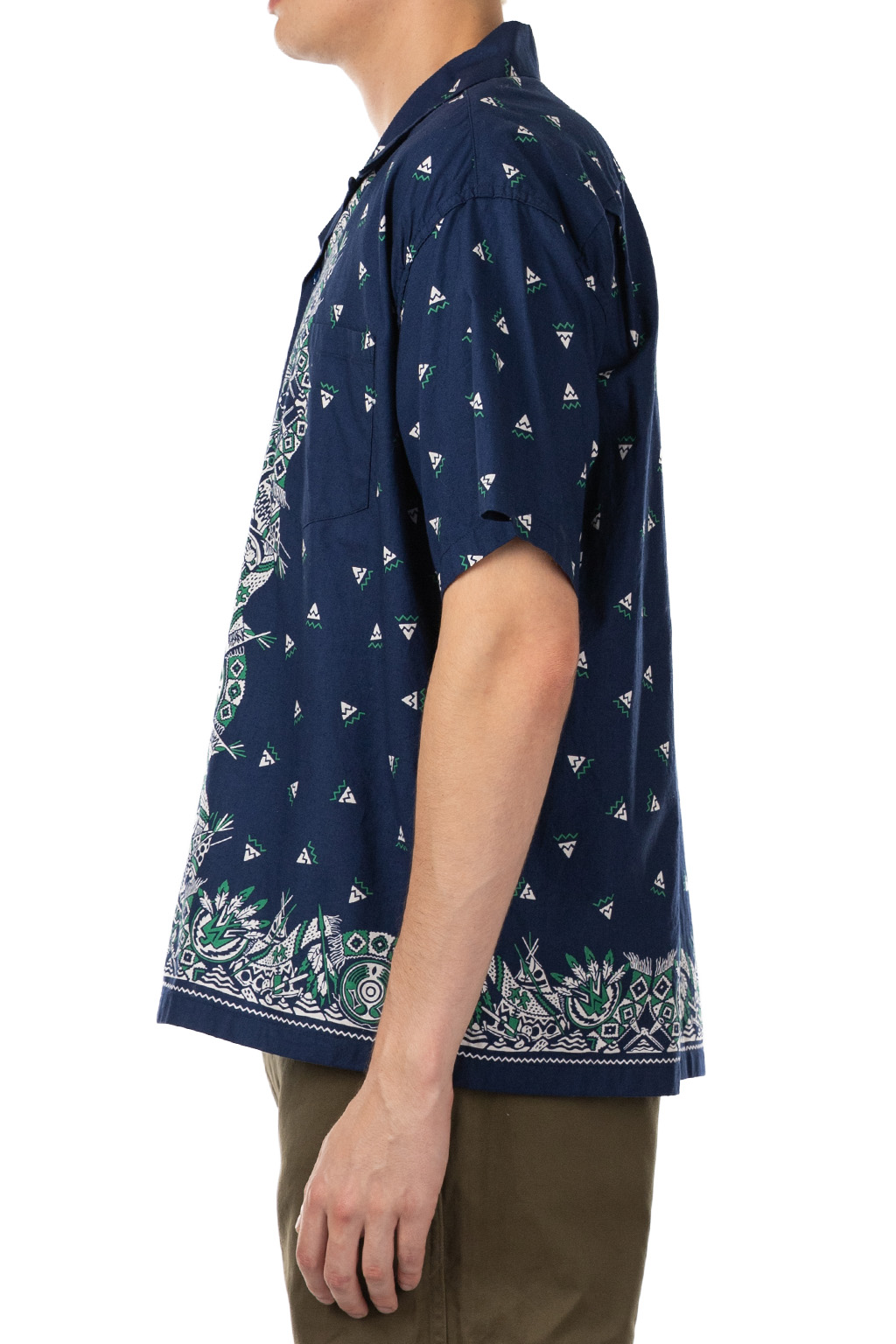 Sugar Cane - Bandana Patchwork Print - Navy